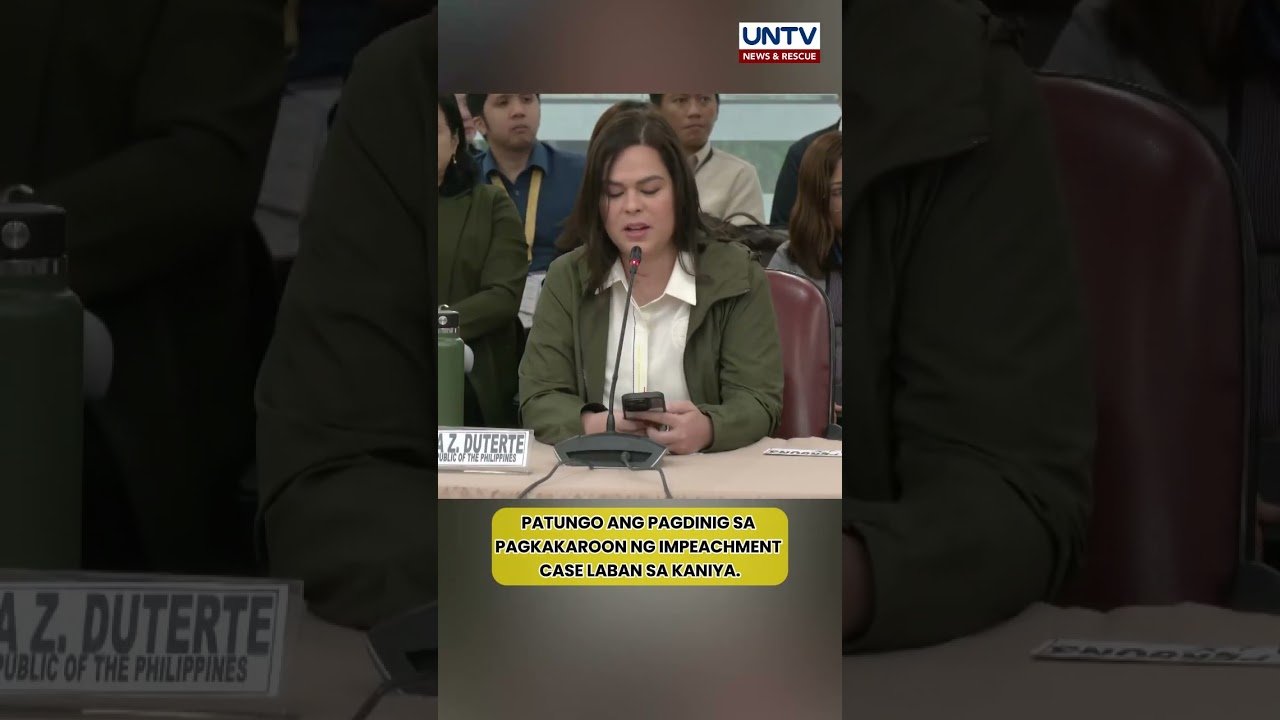 VP Sara, iginiit na inilunsad ang House inquiry upang makagawa ng impeachment case laban sa kaniya