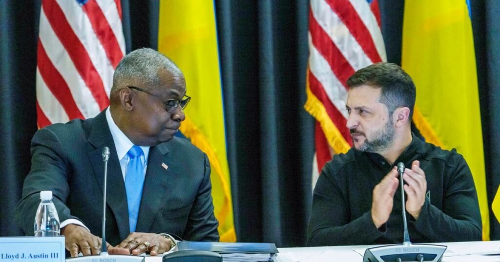 Zelenskyy meets top military leaders in Germany as the US announces additional aid to Ukraine