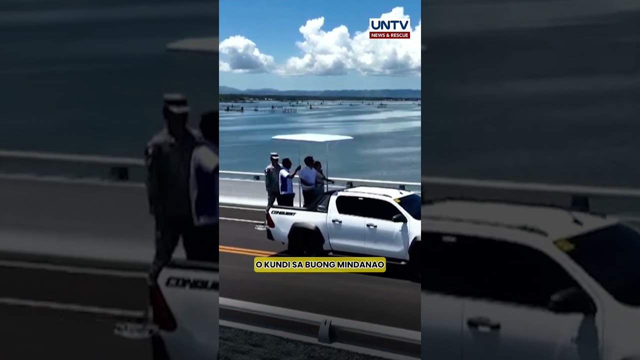 ‘Longest sea-crossing bridge’ sa Panguil Bay sa Mindanao, pinasinayaan ni Pang. Marcos Jr.