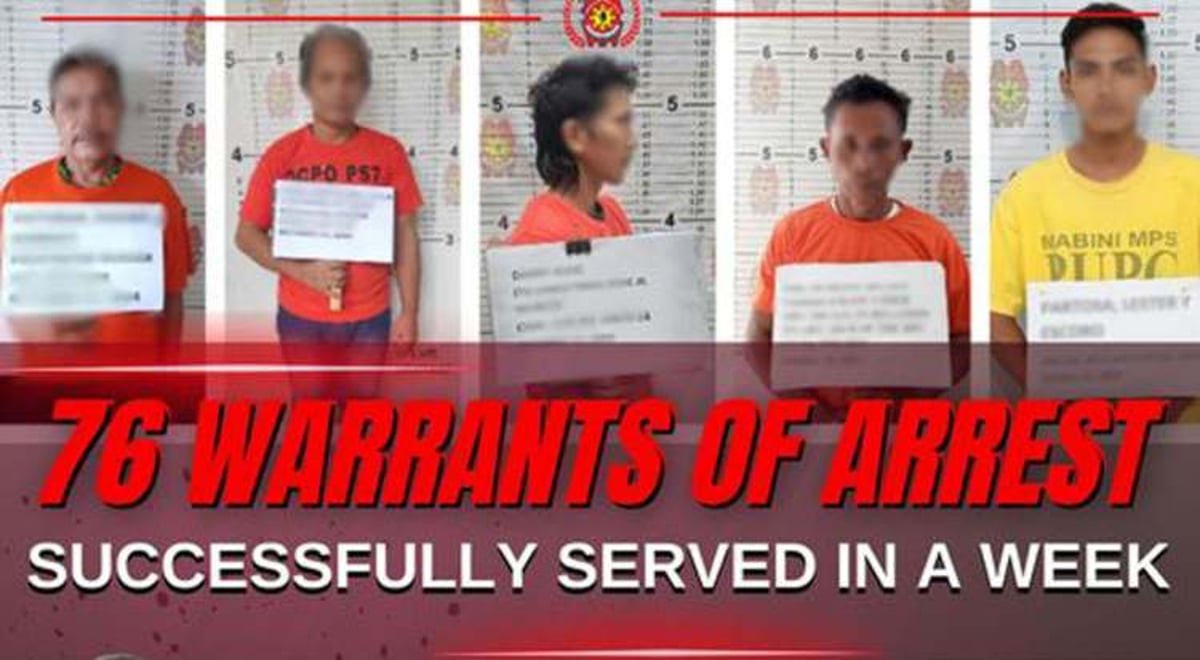 76 warrant of arrest naserbi; 70 wanted persons nasignit