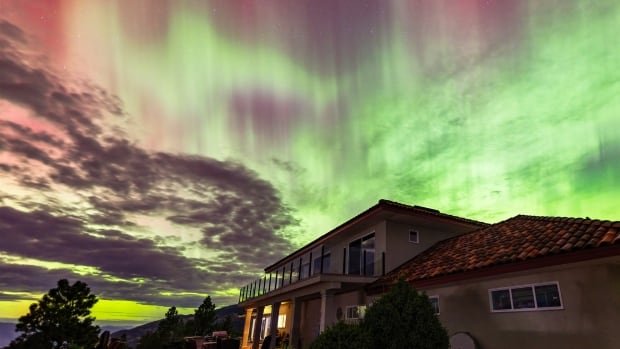 A powerful geomagnetic storm is underway that could trigger intense northern lights tonight