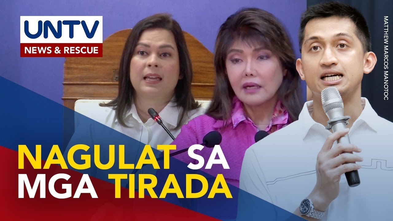 Anak ni Sen. Imee Marcos na si Ilocos Norte Gov. Manotoc, ikinagulat ang mga tirada ni VP Sara