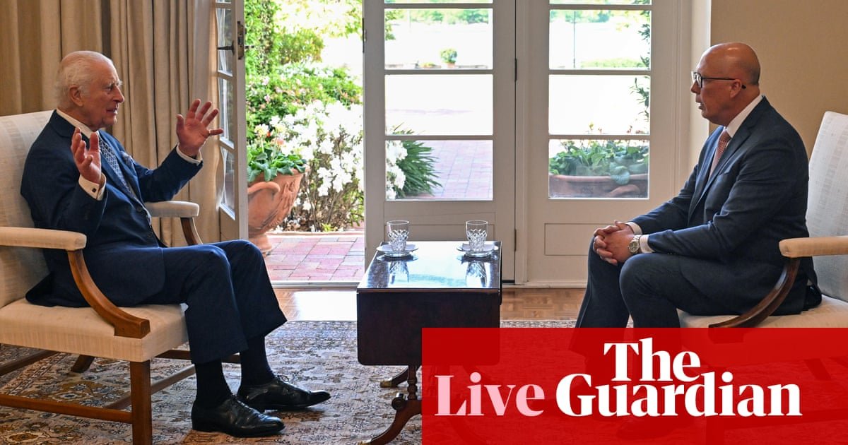 Australia news live: Dutton calls for Thorpe to resign as independent senator says royal protest came after seeking respectful meeting with king | Australia news