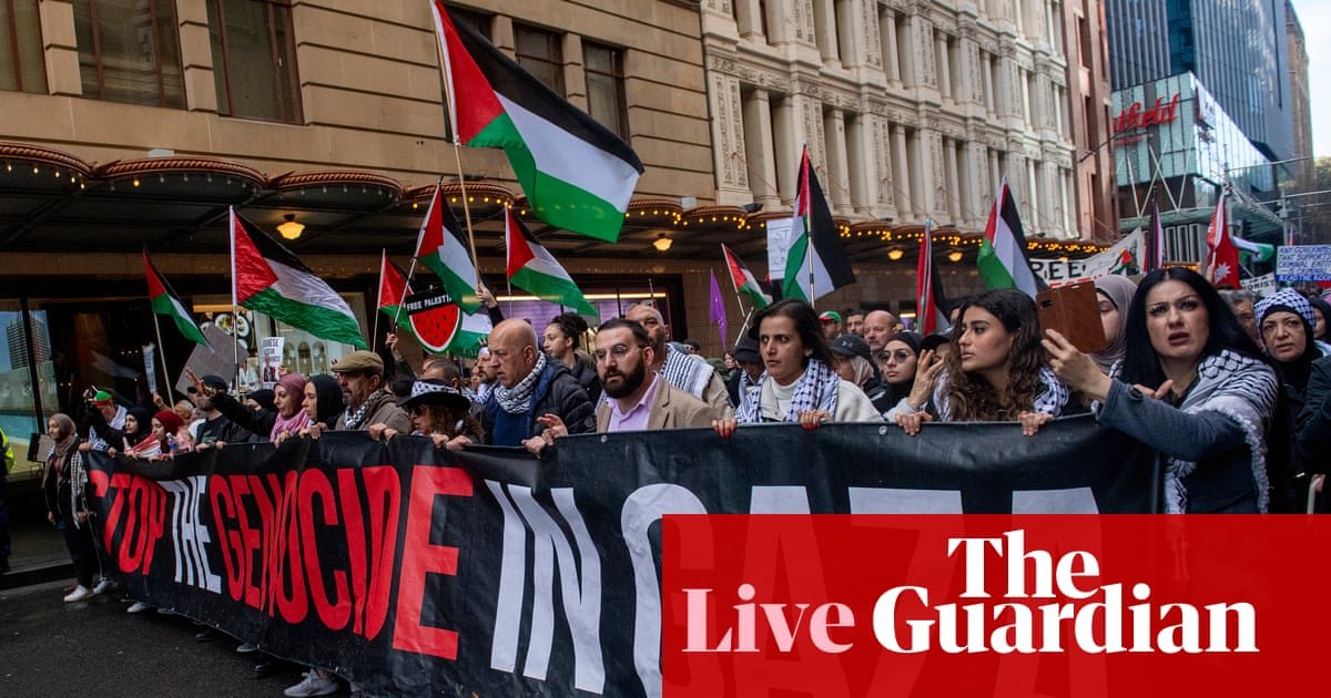 Australia news live: Sydney vigil organisers abandon plans for pro-Palestine protest on 7 October in supreme court hearing | Australia news