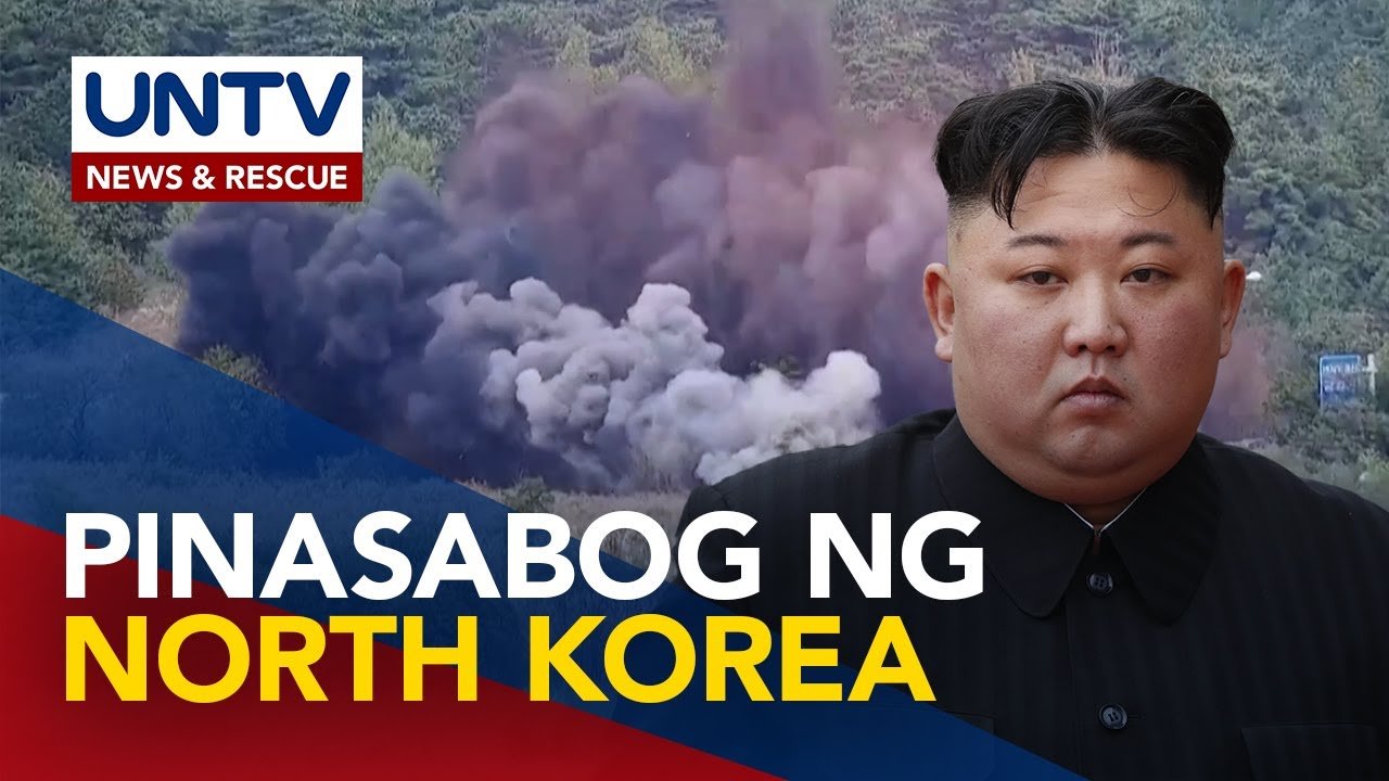 Bahagi ng riles at kalsada sa Inter-Korean Border, pinasabog ng North Korea