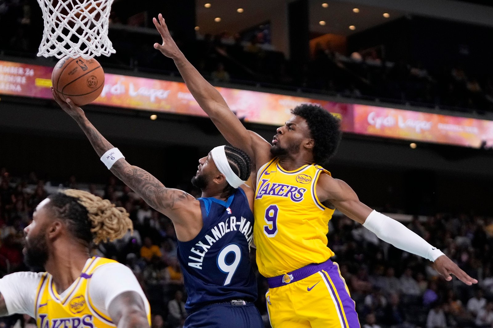 Bronny James begins Lakers career with preseason debut