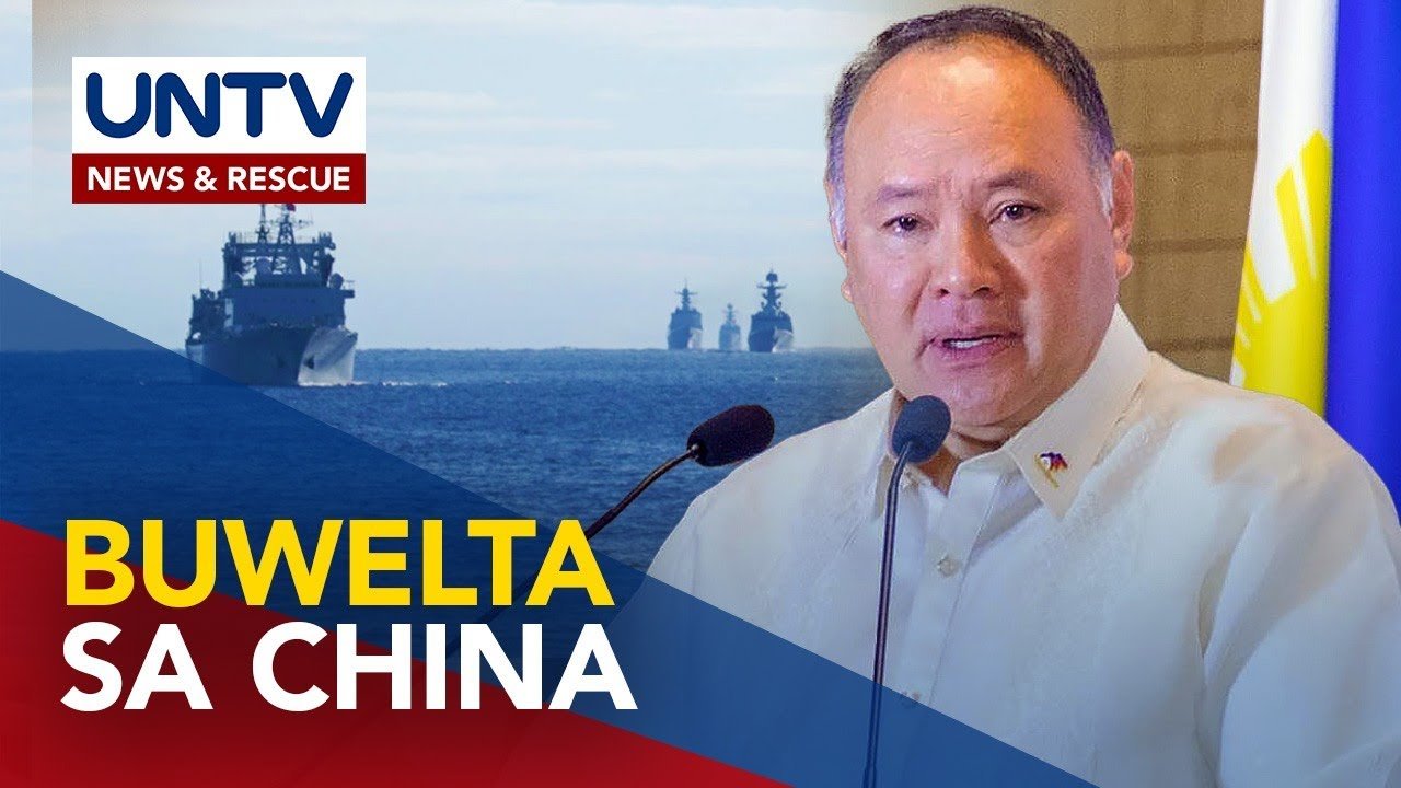 DND Sec. Teodoro sa China: baklasin ang offensive missile systems at lumayas sa West PH Sea