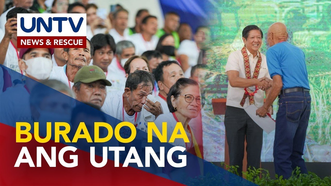 Dekadang utang sa lupang sakahan ng nasa 3,500 magsasaka sa Tarlac, burado na