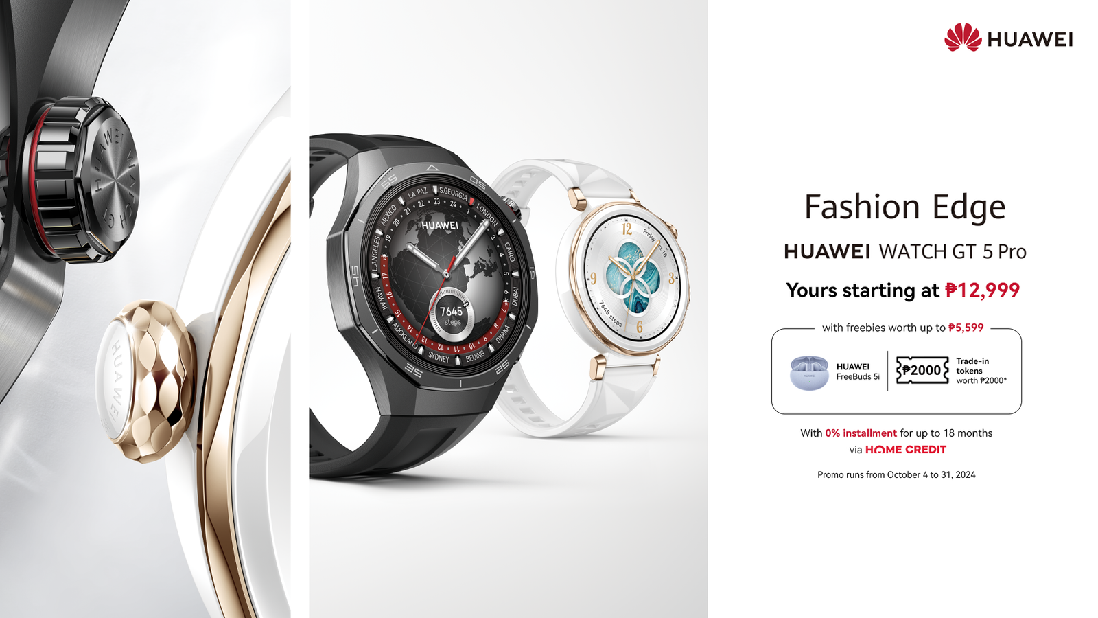 Do It All from Your Wrist with the HUAWEI WATCH GT 5 Series: the Most Stylish, All-Round Smartwatch is Available Now, Prices Start at PHP 12,999