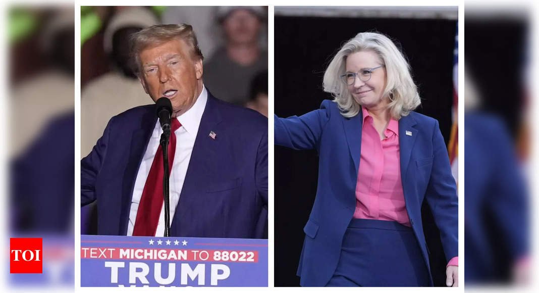 Donald Trump Liz Cheney: Donald Trump livid after Liz Cheney mentions his ‘spray tanning’ at Kamala Harris rally?