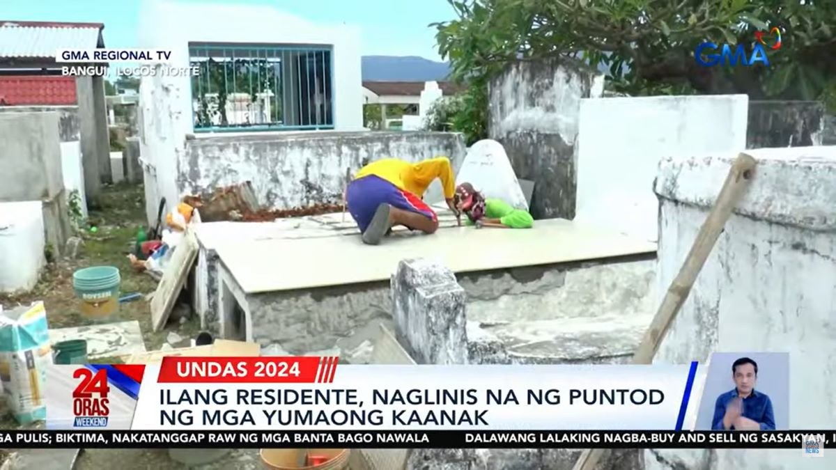 Filipinos visit cemeteries, clean tombs ahead of Undas