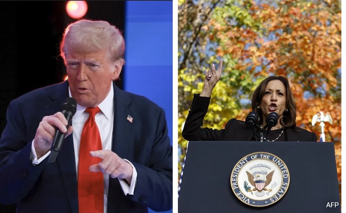 Harris, Trump Barnstorm Key State Michigan, Where Polls Say They're Tied