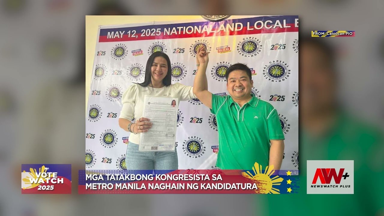 Ilang nag-aasam maging kongresista naghain ng kandidatura sa unang araw ng COC filing | Vote Watch