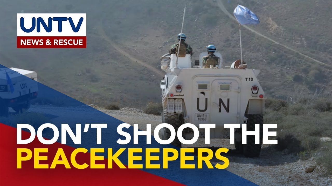 Israel, hinikayat na itigil ang pamamaril sa UN Peacekeepers sa Lebanon