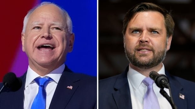 J.D. Vance takes on Tim Walz in tonight's U.S. vice-presidential debate