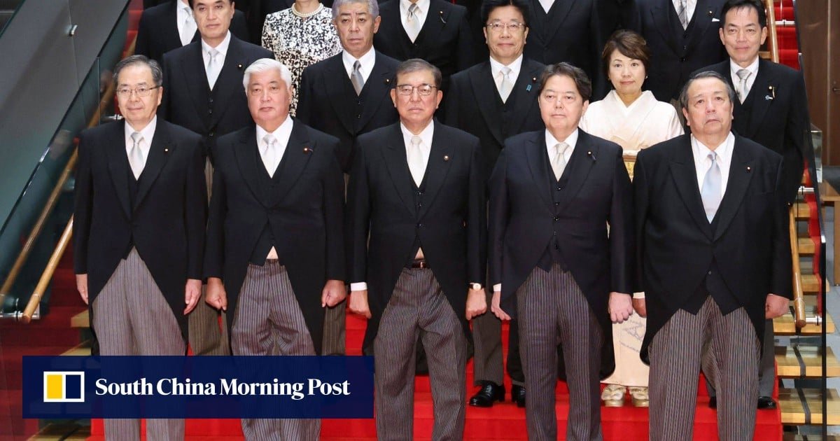 Japan admits editing ‘embarrassing’ photo of Ishiba’s cabinet after social media mockery