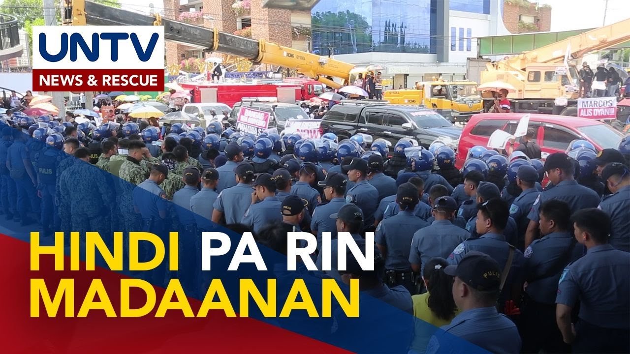 Kalsada sa labas ng KOJC compound sa Davao City, sarado pa rin sa mga motorista