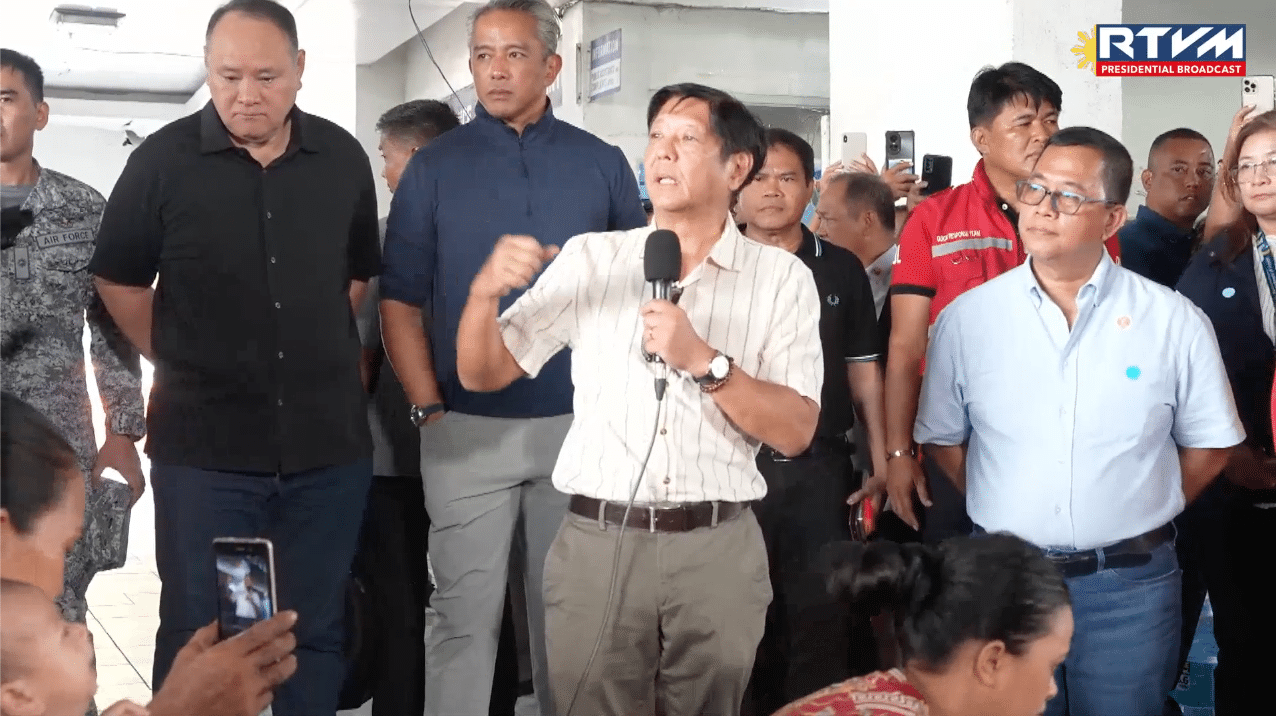 President Marcos visits Camarines Sur flood victims