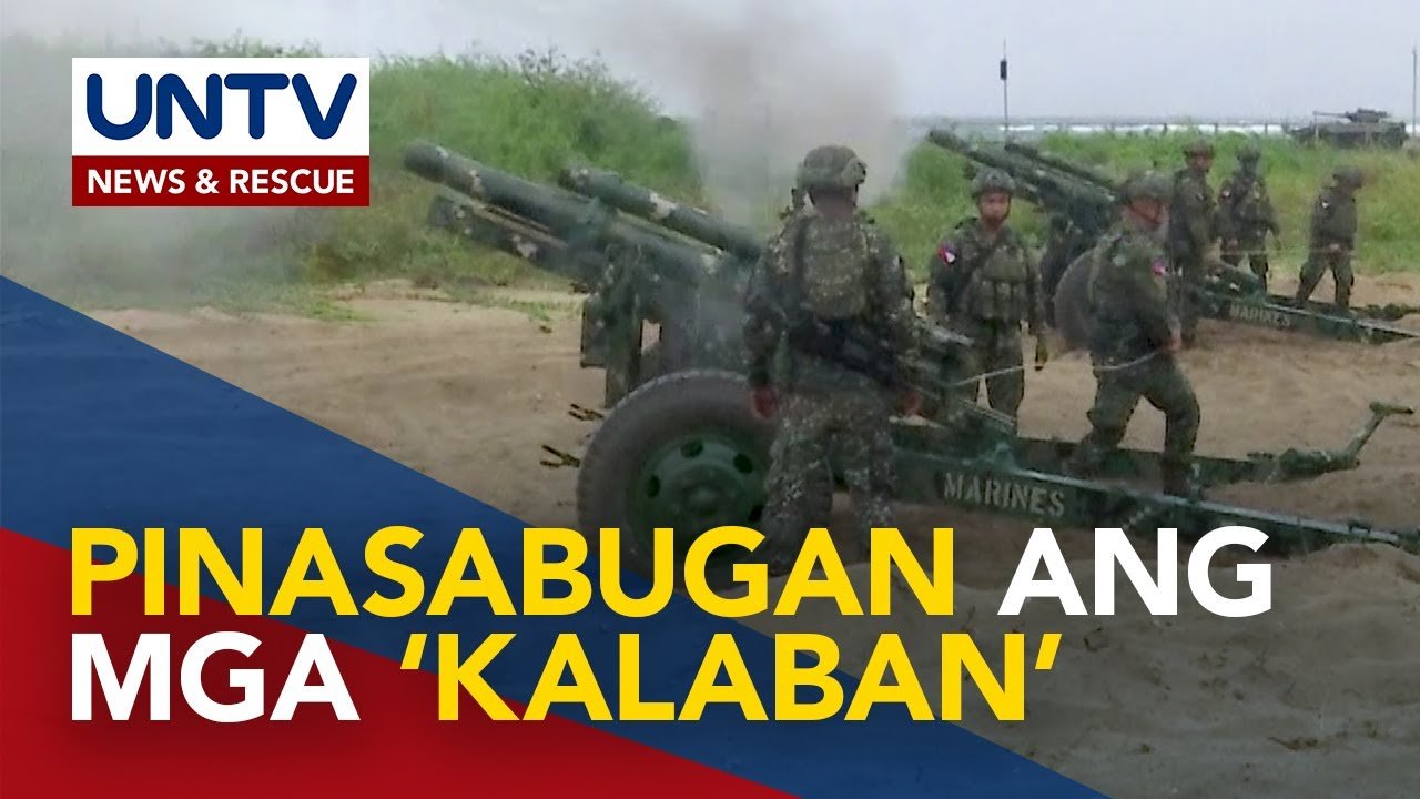 Mga dayuhang ‘lumulusob’ sa bansa, pinasabugan ng PH Marines sa live fire drill sa Ilocos Norte