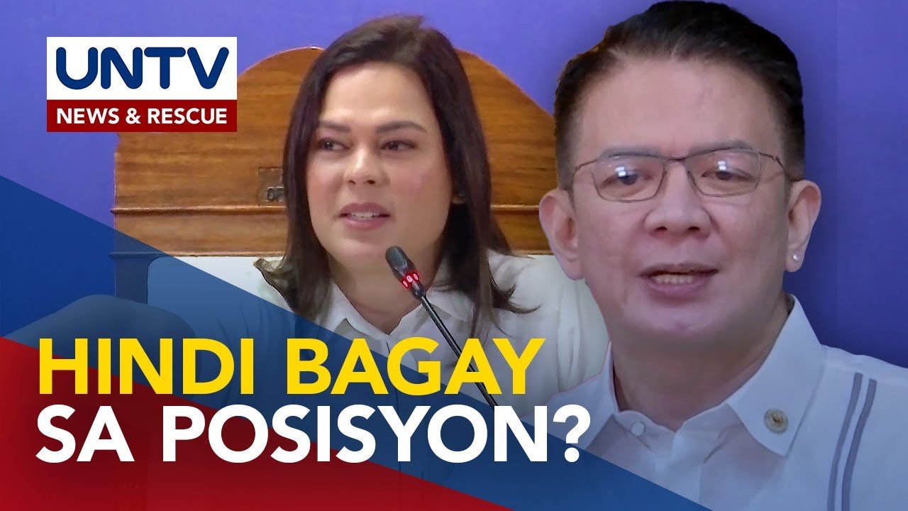 Mga pahayag ni VP Sara vs. PBBM, hindi bagay para sa isang ikalawang pangulo ng bansa - SP Escudero