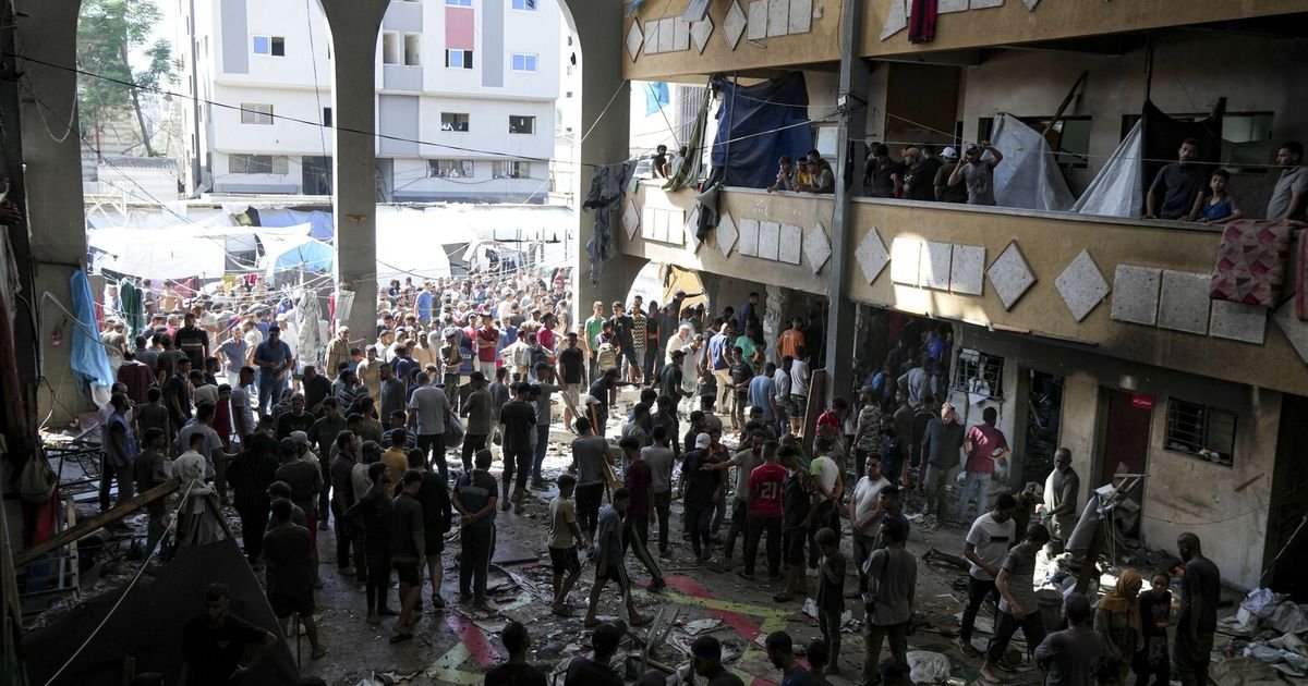 Middle East latest: At least 27 killed as Israeli strike hits a school in Gaza