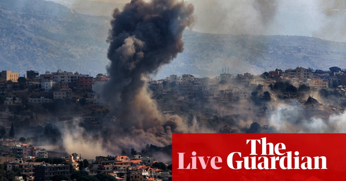 Middle east crisis live: Israel orders evacuations in southern Lebanon, including for refugee camp | Middle East and north Africa