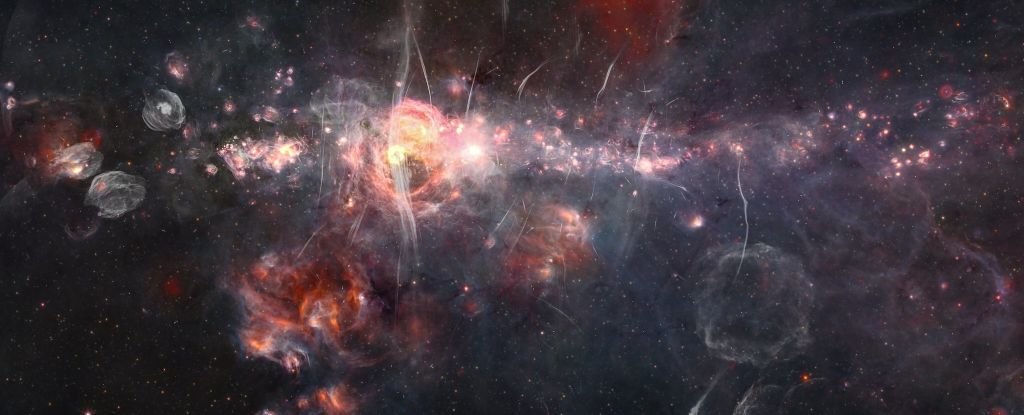 Most Powerful Gamma Rays Ever Seen in Galaxy's Center Detected by Scientists : ScienceAlert