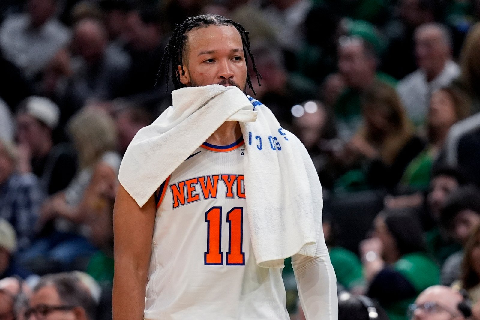 Jalen Brunson Knicks vs Celtics NBA