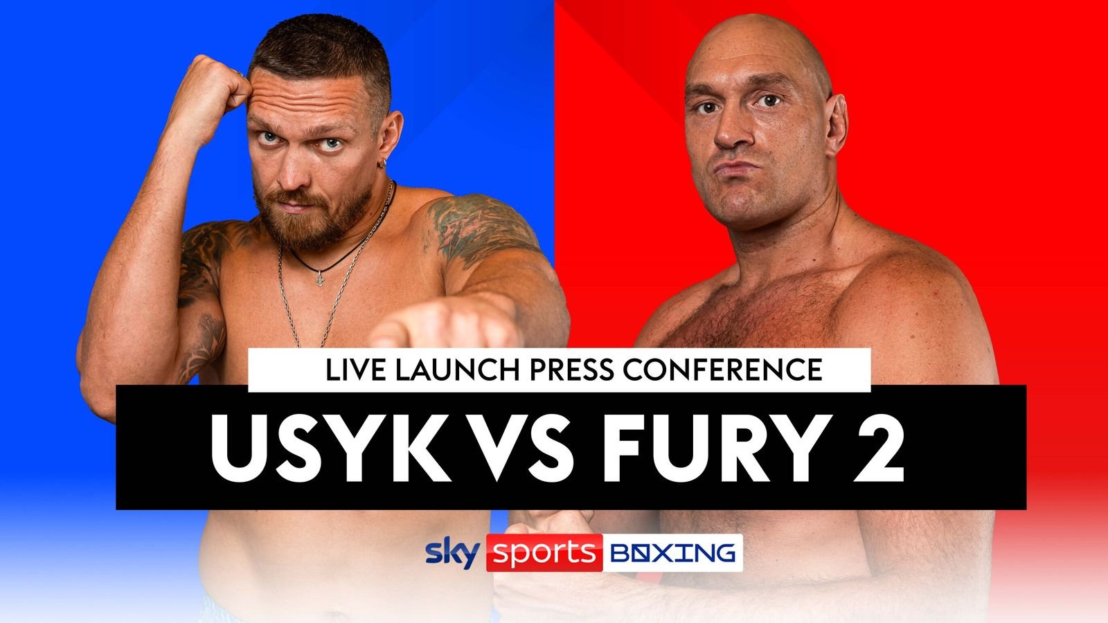 Oleksandr Usyk vs Tyson Fury 2: Live stream of launch press conference ahead of December 21 rematch | Boxing News