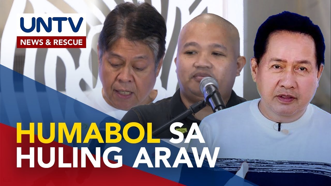 Quiboloy, ‘Bikoy’, at ex-Sen. Pangilinan, kabilang sa mga humabol sa huling araw ng COC filing