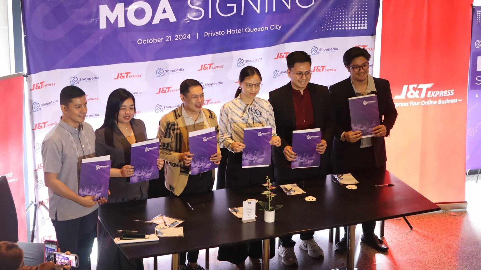 Shoppedia and J&T Express Forge Strategic Partnership to Revolutionize E-commerce Delivery in the Philippines