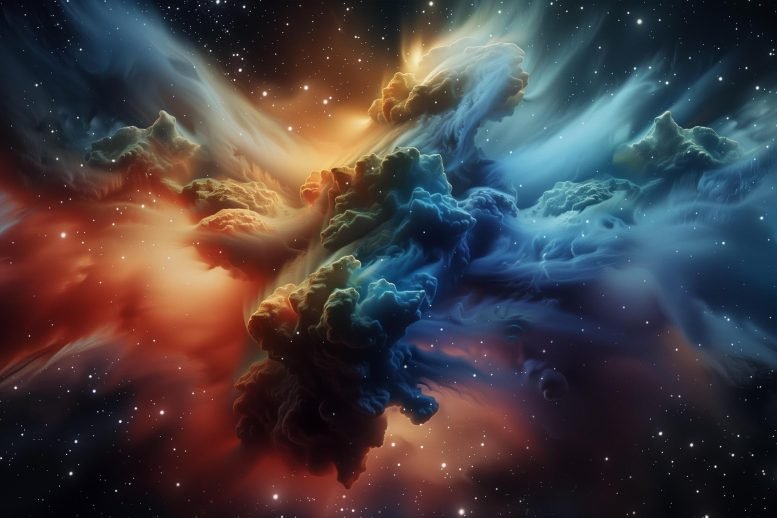 Astronomy Interstellar Cloud Carbon Art