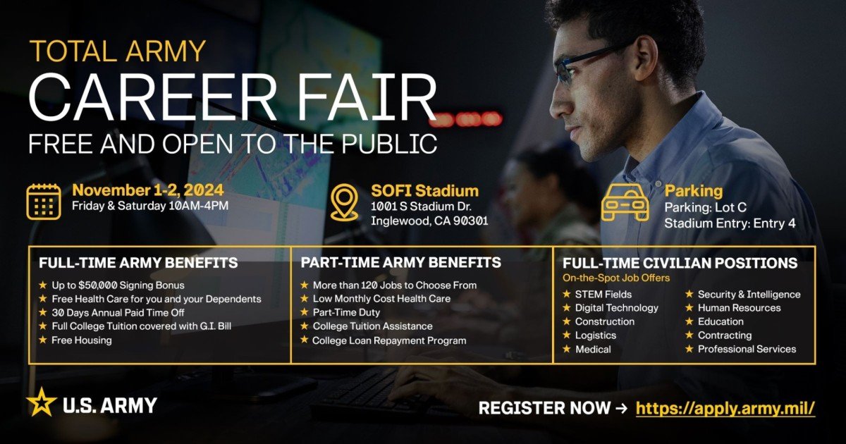 TRADOC to Participate in Los Angeles Total Army Career Fair | Article