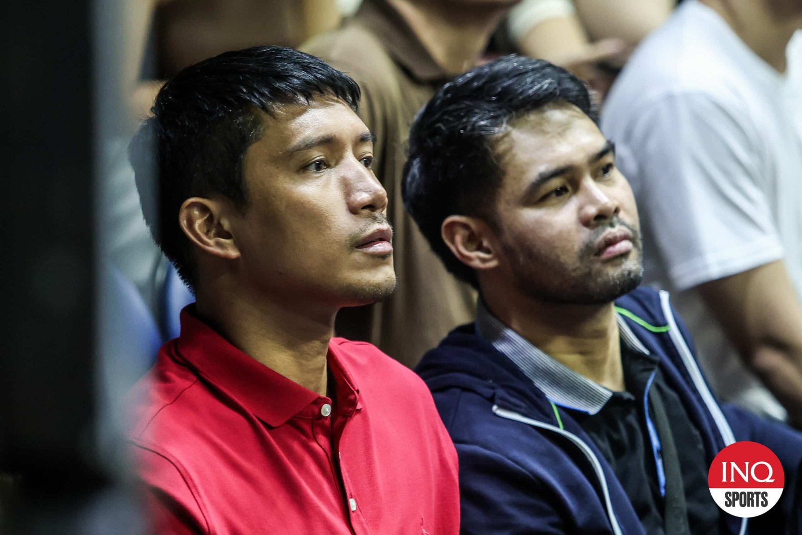 Former UE Red Warriors' star and now PBA player James Yap watching the UAAP Season 87 men's basketball action