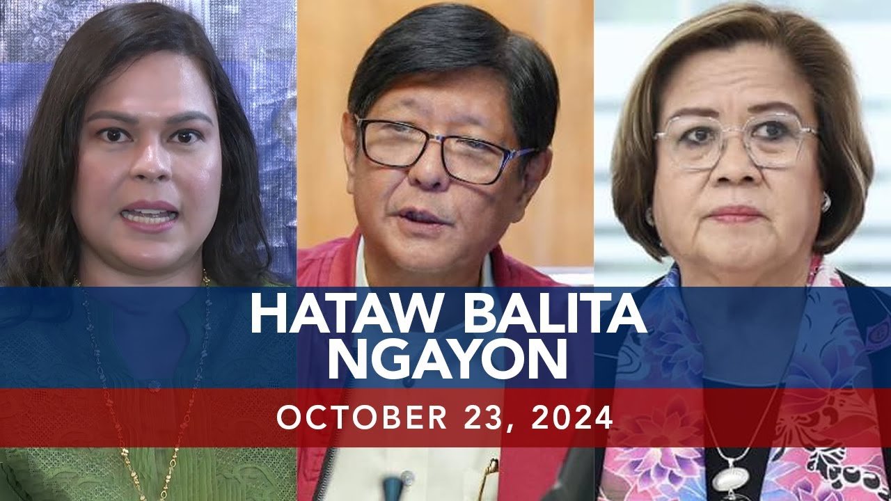 UNTV: Hataw Balita Ngayon | October 23, 2024