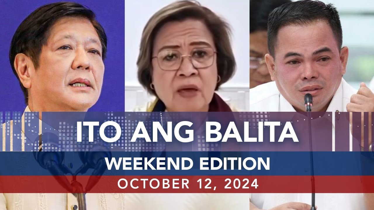 UNTV: Ito Ang Balita Weekend Edition | October 12, 2024