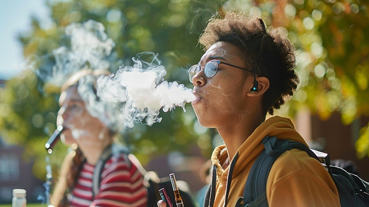 Vaping rates hit record lows for U.S. high school students