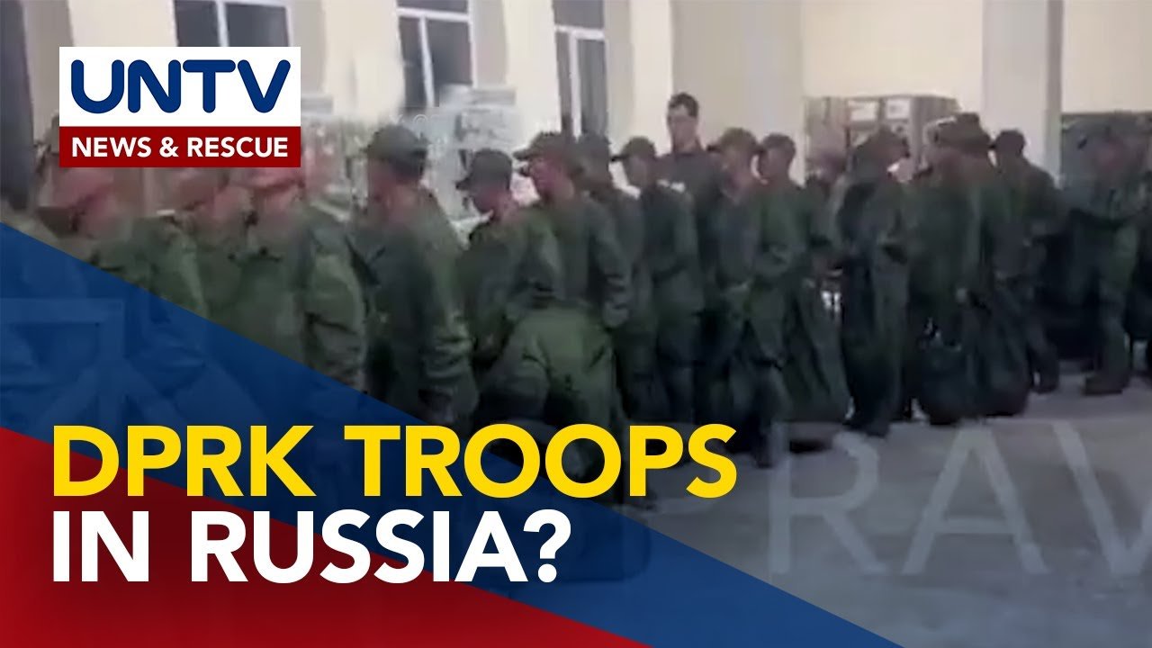 Video footage ng umano’y North Korean troops sa Russia, inilabas ng Ukraine