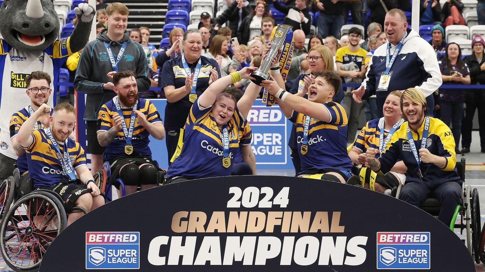 Wheelchair Super League Grand Final: Leeds Rhinos complete unbeaten season after comeback victory over Halifax Panthers | Rugby League News