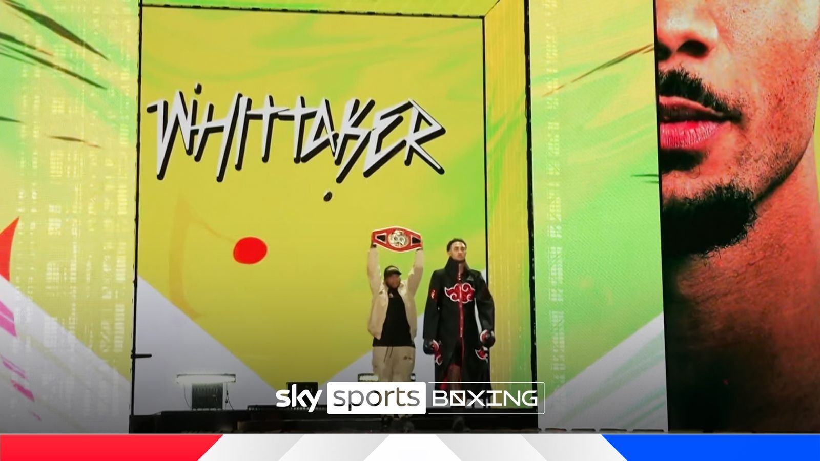 Whittaker's extravagant anime ringwalk!