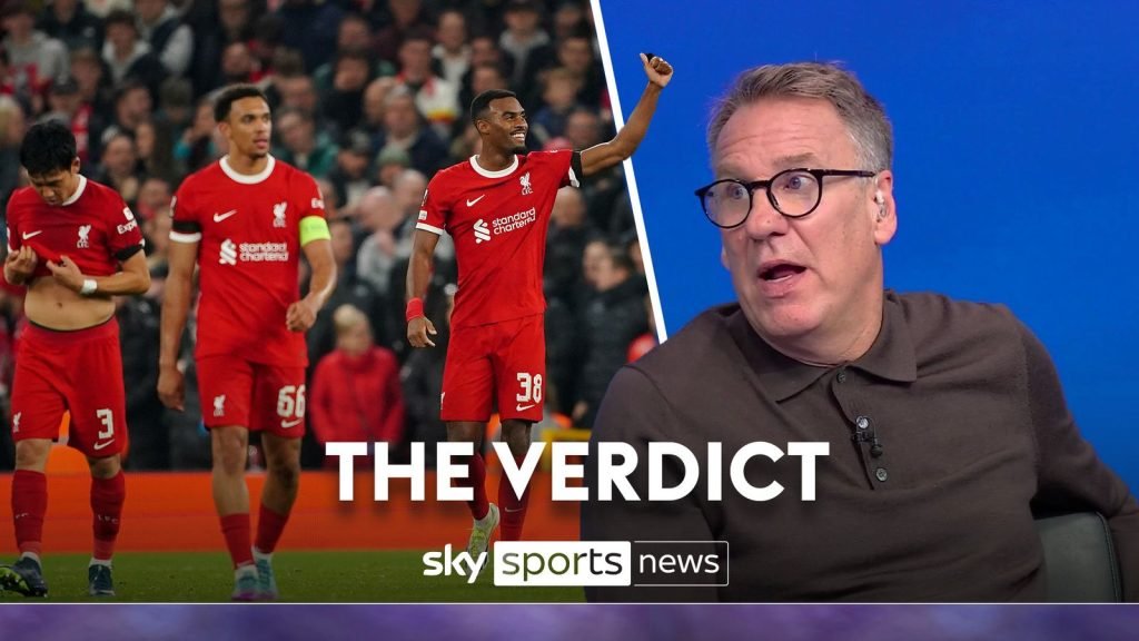 Paul Merson praised Liverpool and Connor Bradley after their two-nil win over Real Madrid in the Champions League ahead of their match against Manchester City.