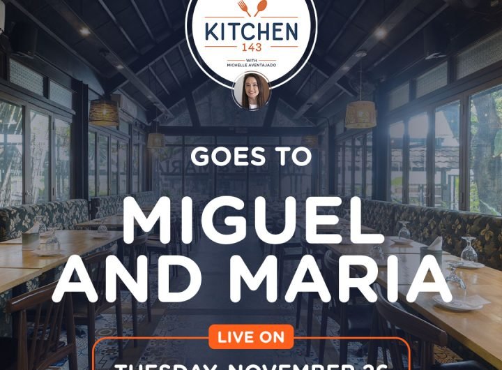 In this episode, Kitchen 143 host Michelle Aventajado of Momma ‘N Manila visits Miguel & Maria restaurant in Marikina!