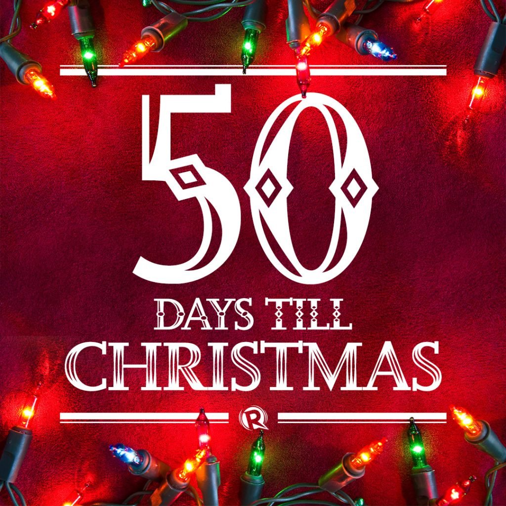 50 days left until Christmas!  How are you planning to spend the holidays? rappler.com