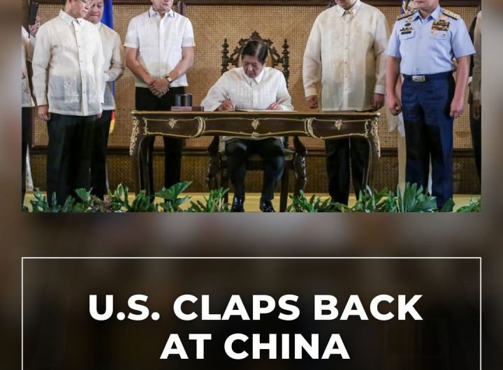 After a barrage of pointed attacks from China over the signing of the twin measures defining the Philippines’ territorial entitlements, the US Departm