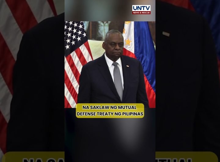 Armed attack sa West PH Sea, saklaw ng Mutual Defense Treaty ayon kay US Defense Sec. Austin