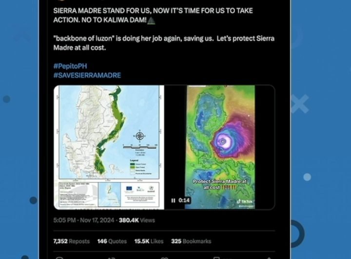 Atmospheric physicist Dr. Gerry Bagtasa explains the effect that Cordillera and Sierra Madre mountain ranges had on Super Typhoon Pepito in this inter