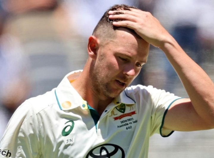 Australia's Josh Hazlewood (Associated Press)