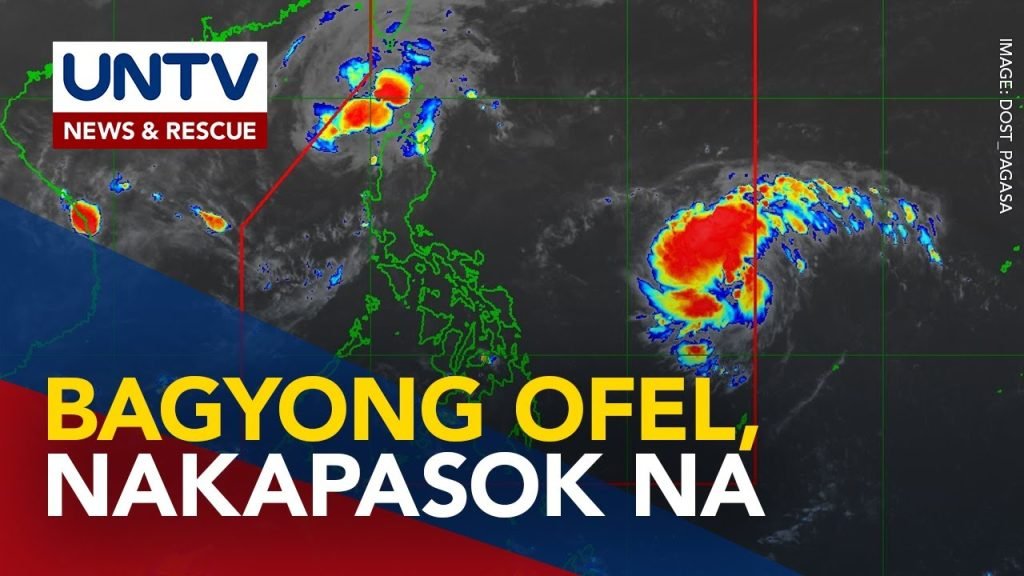 Bagong bagyong Ofel, pumasok na sa PAR; Bagyong Nika, patuloy na magpapa-ulan sa Northern Luzon