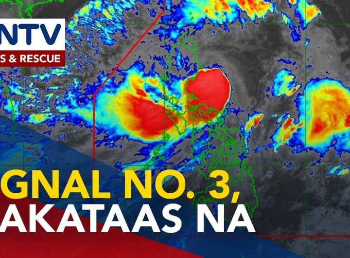 Bagyong ‘Kristine’ lalong lumakas habang papalapit sa Northern Luzon; Wind signal no. 3, nakataas na