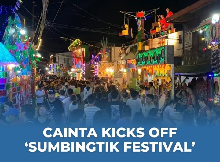 Cainta, Rizal formally opened its week-long celebration of this year’s “SumBingTik” (Suman, Bibingka, Latik) Festival on Friday evening.